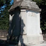 Moltke-Denkmal am Großen Stern im Großen Tiergarten in Berlin von Joseph Uphues von 1904, Ansicht des Sockels