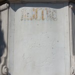 Moltke-Denkmal am Großen Stern im Großen Tiergarten in Berlin von Joseph Uphues von 1904, Detailansicht des Sockels