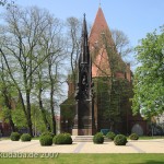 Rubenow-Denkmal in Greifswald von Friedrich August Stüler von 1856, Gesamtansicht