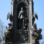 Rubenow-Denkmal in Greifswald von Friedrich August Stüler von 1856, Detailansicht