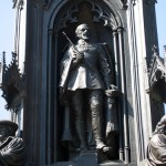 Rubenow-Denkmal in Greifswald von Friedrich August Stüler von 1856, Detailansicht