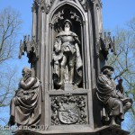 Rubenow-Denkmal in Greifswald von Friedrich August Stüler von 1856, Detailansicht