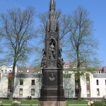 Rubenow-Denkmal in Greifswald von Friedrich August Stüler von 1856, Gesamtansicht