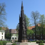 Rubenow-Denkmal in Greifswald von Friedrich August Stüler von 1856, Gesamtansicht