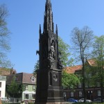 Rubenow-Denkmal in Greifswald von Friedrich August Stüler von 1856, Gesamtansicht
