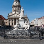 Schiller-Denkmal auf dem Gendarmenmarkt von Reinhold Begas, Gesamtansicht