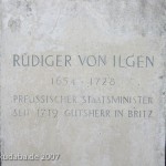 Denkmal Rüdiger von Ilgen in Berlin-Neukölln von Rudolf Siemering, Detailansicht