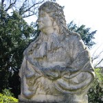 Denkmal Rüdiger von Ilgen in Berlin-Neukölln von Rudolf Siemering, Detailansicht mit der Büste