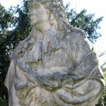 Denkmal Rüdiger von Ilgen in Berlin-Neukölln von Rudolf Siemering, Detailansicht mit der Büste