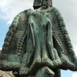 Zieten-Denkmal in der Mohrenstraße in Berlin-Mitte, Detailansicht der Standfigur