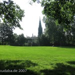 Kreuzberg-Denkmal in Berlin-Kreuzberg, Fernansicht