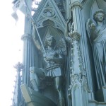 Kreuzberg-Denkmal in Berlin-Kreuzberg, Detailansicht des gusseisernen Denkmals