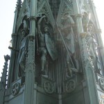 Kreuzberg-Denkmal in Berlin-Kreuzberg, Detailansicht des gusseisernen Denkmals