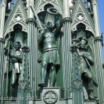 Kreuzberg-Denkmal in Berlin-Kreuzberg, Detailansicht des gusseisernen Denkmals