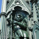 Kreuzberg-Denkmal in Berlin-Kreuzberg, Detailansicht des gusseisernen Denkmals