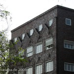 Ehemalige Parfümfabrik Scherk in Berlin-Steglitz von Fritz Höger aus den Jahren 1926 - 1927 in expressionistischer Gestaltung