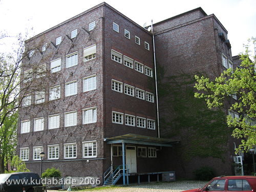 Ehemalige Parfümfabrik Scherk in Berlin-Steglitz von Fritz Höger aus den Jahren 1926 - 1927 in expressionistischer Gestaltung