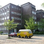 Ehemalige Parfümfabrik Scherk in Berlin-Steglitz von Fritz Höger aus den Jahren 1926 - 1927 in expressionistischer Gestaltung