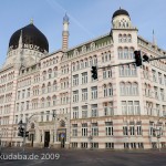 Das Gebäude der ehemaligen Zigarettenfabrik Yenidze in Dresden, von Martin Hammitzsch in einem orientalisierenden Stil 1908 - 1909 errichtet, Gesamtansicht