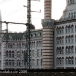 Das Gebäude der ehemaligen Zigarettenfabrik Yenidze in Dresden, von Martin Hammitzsch in einem orientalisierenden Stil 1908 - 1909 errichtet, Detailansicht