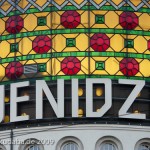 Das Gebäude der ehemaligen Zigarettenfabrik Yenidze in Dresden, von Martin Hammitzsch in einem orientalisierenden Stil 1908 - 1909 errichtet, Detailansicht der Kuppel