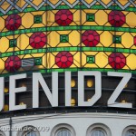 Das Gebäude der ehemaligen Zigarettenfabrik Yenidze in Dresden, von Martin Hammitzsch in einem orientalisierenden Stil 1908 - 1909 errichtet, Detailansicht der Kuppel