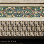 Das Gebäude der ehemaligen Zigarettenfabrik Yenidze in Dresden, von Martin Hammitzsch in einem orientalisierenden Stil 1908 - 1909 errichtet, Detailansicht