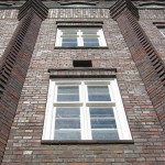 Feuerwache in Wismar, Detailansicht der Fassade