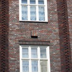 Feuerwache in Wismar, Detailansicht der Fassade