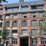 Gebäude Bundesallee 86 - 88 in Berlin-Schöneberg, für die Askania-Werke von Hans Altmann in den Jahren 1918-1919 und 1934-1935 im expressionistischen Stil errichtet.