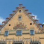 Rathaus in Ulm, Detailansicht der Südseite