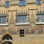 Rathaus in Ulm, Detailansicht der Südseite