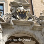 Rathaus in Ulm, Detailansicht der Westseite