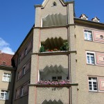 Genossenschaftsbauten Zeppelinstraße, Falkenhagener Feld in Berlin-Spandau, von Georg Heinrich Richard Ermisch aus den Jahren 1923 - 1927 im expressionistischen Stil