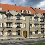 Genossenschaftsbauten Zeppelinstraße, Falkenhagener Feld in Berlin-Spandau, von Georg Heinrich Richard Ermisch aus den Jahren 1923 - 1927 im expressionistischen Stil