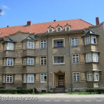 Genossenschaftsbauten Zeppelinstraße, Falkenhagener Feld in Berlin-Spandau, von Georg Heinrich Richard Ermisch aus den Jahren 1923 - 1927 im expressionistischen Stil