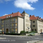 Genossenschaftsbauten Zeppelinstraße, Falkenhagener Feld in Berlin-Spandau, von Georg Heinrich Richard Ermisch aus den Jahren 1923 - 1927 im expressionistischen Stil