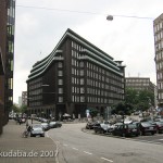 Chilehaus in Hamburg von Fritz Höger aus den Jahren 1922 - 1924 im Stil des Expressionismus, Gesamtansicht