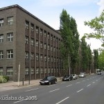 Haus des Rundfunks in Berlin-Charlottenburg, Gesamtansicht von der Masurenallee aus betrachtet