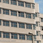 Ehemaliges Shell-Haus in Berlin von Emil Fahrenkamp von 1930 - 1932 im Stil der Neuen Sachlichkeit, Detailansicht