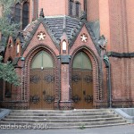 Apostel-Paulus-Kirche in Berlin-Schöneberg von Franz Heinrich Schwechten im historistischen, neogotischen Stil in den Jahren 1892 - 1894 errichtet.