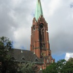 Apostel-Paulus-Kirche in Berlin-Schöneberg von Franz Heinrich Schwechten im historistischen, neogotischen Stil in den Jahren 1892 - 1894 errichtet.