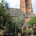 Apostel-Paulus-Kirche in Berlin-Schöneberg von Franz Heinrich Schwechten im historistischen, neogotischen Stil in den Jahren 1892 - 1894 errichtet.