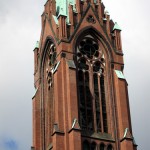 Apostel-Paulus-Kirche in Berlin-Schöneberg von Franz Heinrich Schwechten im historistischen, neogotischen Stil in den Jahren 1892 - 1894 errichtet.