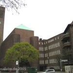 Kirche am Hohenzollernplatz in Berlin-Schöneberg von Fritz Höger, ein Bauwerk des Expressionismus von 1927-1933