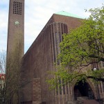 Kirche am Hohenzollernplatz in Berlin-Schöneberg von Fritz Höger, ein Bauwerk des Expressionismus von 1927-1933