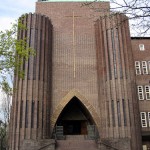 Kirche am Hohenzollernplatz in Berlin-Schöneberg von Fritz Höger, ein Bauwerk des Expressionismus von 1927-1933