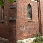 Katholische Kirche St. Antonius in Berlin-Treptow von Wilhelm Fahlbusch im neogotischen Stil erbaut, Detailansicht