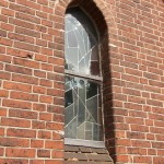 Katholische Kirche St. Antonius in Berlin-Treptow von Wilhelm Fahlbusch im neogotischen Stil erbaut, Detailansicht