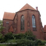 Katholische Kirche St. Antonius in Berlin-Treptow von Wilhelm Fahlbusch im neogotischen Stil erbaut, Ansicht des Chors